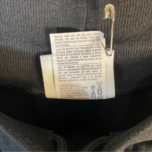 Champion Black S Reverse Weave Cut Off Fleece Sweat Shorts Earth Logo Drawstring - Picture 5 of 7